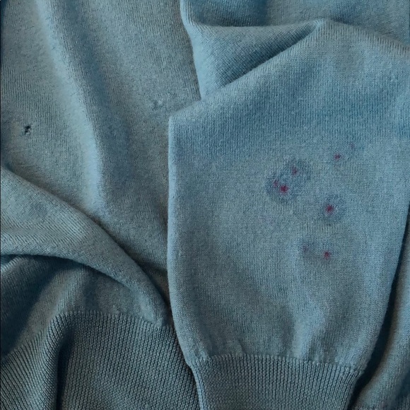 Men’s Theory vintage rugged distressed wool sweater - Picture 7 of 7